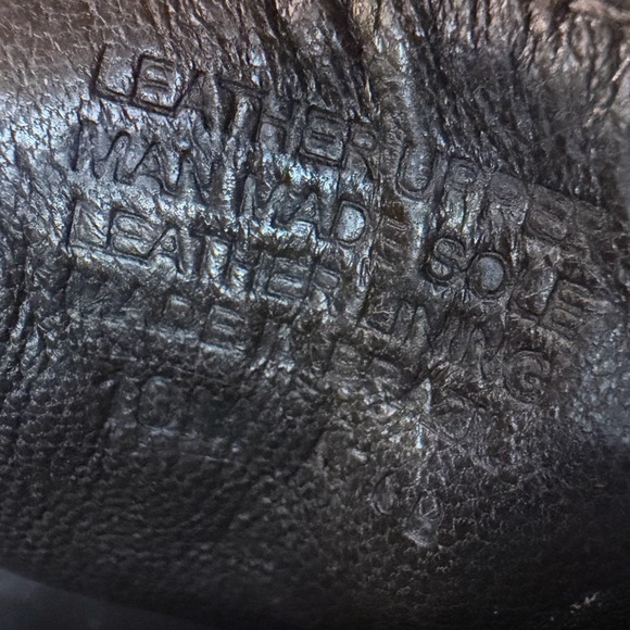 NWOT Tory Burch Dark Brown Patent Leather & Haircalf Ballet Flats Gold Hardware - Picture 6 of 17